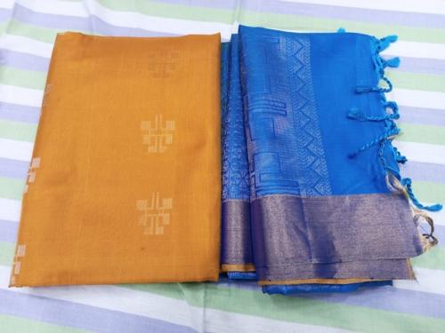 SOFT SILK SAREE WITH BLOUSE